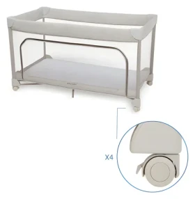 Maxi-Cosi Merlin Elegance Beige / Cestovná postieľka / 120×60 cm / Flash-Fold / od narodenia do 4 rokov (2611159111MC)