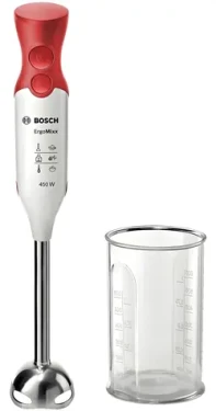 BOSCH MSM64110 červeno-biela / Tyčový mixér / 450 W / 2 rýchlosti / Turbo (MSM64110)