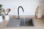 Kuchinox - HUNTER granitový drez 1-kom s odkvapkávačom SBU_511T
