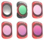 Sunnylife Sada filtrov pre DJI OSMO Pocket 4 a Pocket 3 / Sada filtrov / MCUV, CPL, ND8, ND16, ND32, ND64 / 6 ks (OP4-FI225)