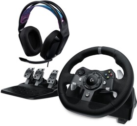 Logitech G920 DRIV FORCE RAC WHEEL-PLUGC/BUNDLE EMEA28I-935 BLACK USB EU