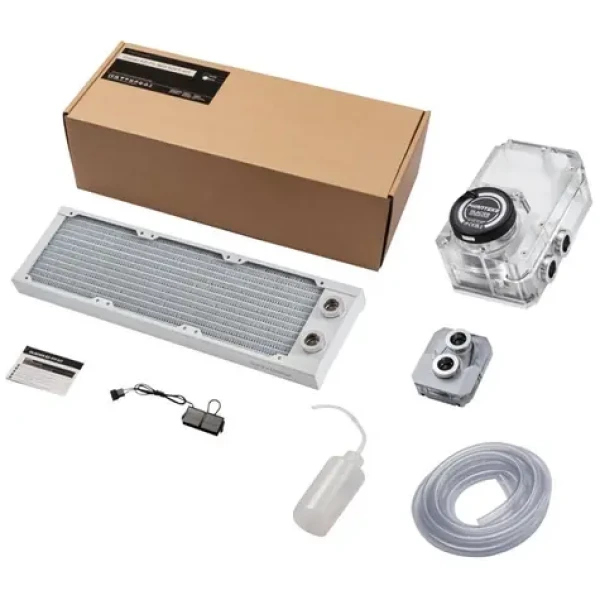 PHANTEKS Glacier EZ-Fit 360 SOFT- Kit biela / Set vodného chladenia / Radiátor 360 mm / Soft tubing (PH-GEF_KIT360-ST_DWT)