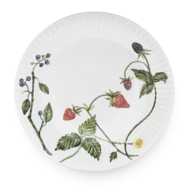 KÄHLER Porcelánový tanier Hammershøi Summer Berries 22 cm