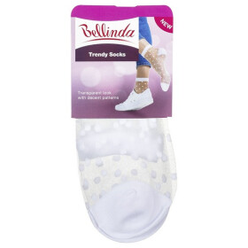 Módní ponožky puntíky SOCKS bílá model 15436400 Bellinda Velikost: