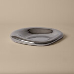 Ferm Living Keramická misa Bellure Silver 35 cm