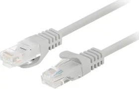 Lanberg UTP CAT5e 7,5 m šedá / Patch kábel / RJ45-RJ45 / Fluke Passed (PCU5-10CC-0750-S)