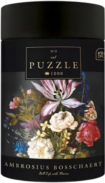 INTERDRUK Puzzle Art 3: Tichý život s kvetinami