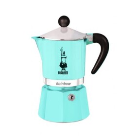 Bialetti Rainbow moka kanvička na 1 šálku 60 ml modrá / dopredaj (5041)