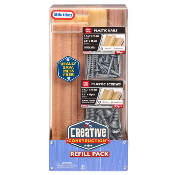 MGA Little Tikes Creative Construction sada klincov a skrutiek