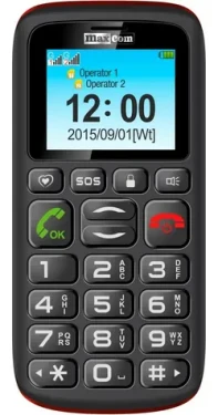 Maxcom MM428 čierna / 1.8 "/ microSD do 4GB / SOS tlačidlo / Micro USB (MM428)