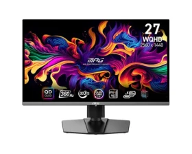 26.5" MSI MPG 271QRX QD-OLED čierna / 2560 x 1440 / QD-OLED / 16:9 / 0.03ms / 250cd-m2 / HDMI + DP + USB-C / VESA (MPG 271QRX QD-OLED)