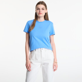 Tričko Calvin Klein Ss 20S Jersey Emblem Crew Tee Marina M