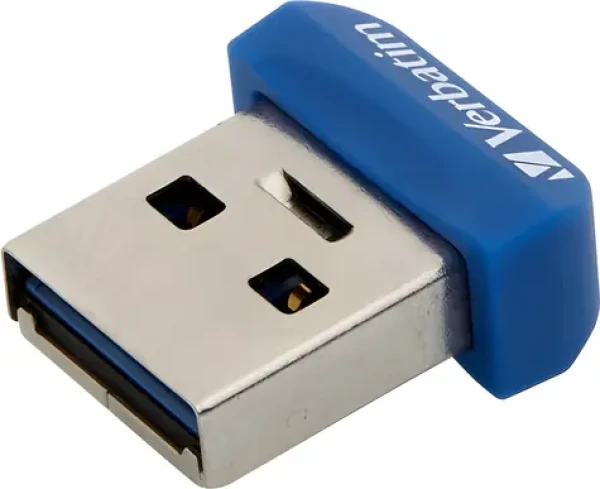 Verbatim Store 'n' Stay Nano modrá / Flash disk / 64 GB / USB 3.2 Gen 1 / čítanie 80 MB/s / zápis 25 MB/s (98711)