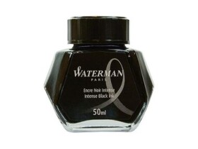 WATERMAN Inks 50ml čierna / fľaštičkový atrament / do plniacich pier WATERMAN (S0110710)