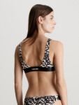 Dámska plavková podprsenka KWKW02489 0GM Leopard Calvin Klein