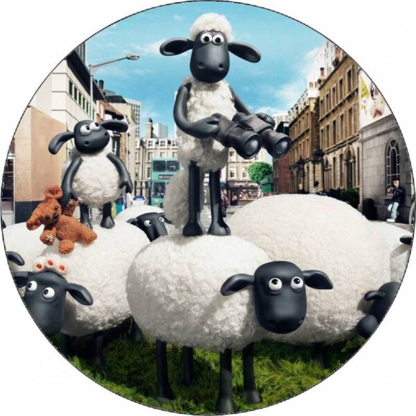 Jedlý papier ovečka Shaun vo meste 19,5 cm - Pictu Hap - Pictu Hap