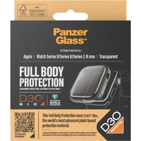 PanzerGlass Tvrdené sklo Full Body D3O pre Apple Watch 9/8/7 41 mm transparentný (3686)