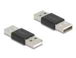 DeLock Gender Changer USB 2.0-A samec samec, kov, kompaktný / Adaptér / USB 2.0 (65108)