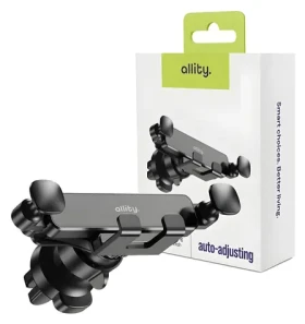 Allity ACH-100 čierna / Držiak do auta / do ventilačnej mriežky / gravitačné uchytenie / otočný 360° (GSM186412)