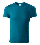 Tričko s farbou unisex petrol XL