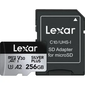 Lexar Professional SILVER PLUS microSDXC 256GB / čítanie: 205MBps / zápis: 150MBps / UHS-I / V30 (LMSSIPL256G-BNANG)