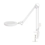 Nedis MAGLE2WT / Zväčšovacia stolná lampa biela / Šošovka: 3 Diopter / 6500 K / 6 W / 700 lm (MAGLE2WT)