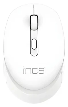 INCA IWM-243RB biela / Bezdrôtová myš / Silent / 1600 DPI / 4 tlačidlá / 2.4 GHz / USB-A (IWM-243RB)
