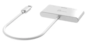 J5Create USB-C na HDMI adaptér biela / Adaptér / 4K 144Hz / USB 3.2 Gen2 / Power Delivery 100W / 0,2 m (JCA399-N)