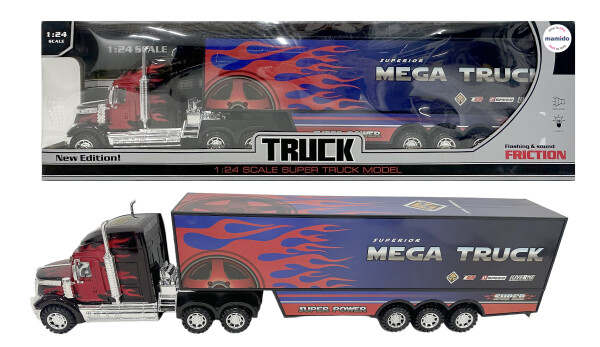 Mamido Mamido Veľký kamión s kontajnerom 1:24 so svetlami a zvukmi 60 cm MT1293