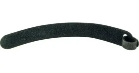 Schwaiger páska so suchým zipsom čierna / Sťahovacia páska / 170 x 12 mm / 10 ks (KMKB3010)