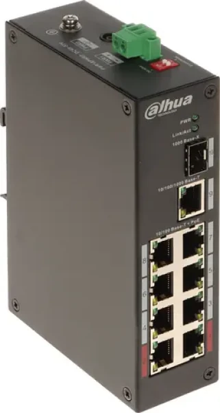Dahua PFS3110-8ET-96-V2 / Switch / 100Mbps / 8x RJ-45 / PoE 96 W (PFS3110-8ET-96-V2)