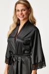 DKaren Housecoat Sauda Black