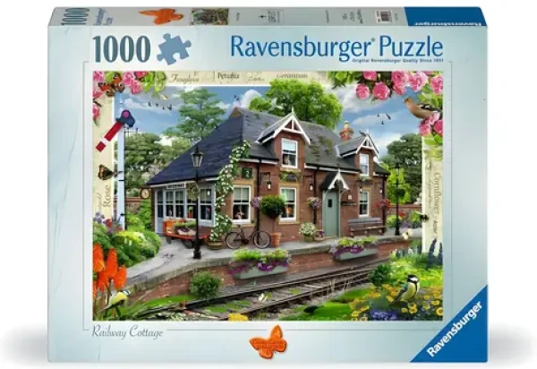 Ravensburger Puzzle Country Cottage č.13: Železničná stanica