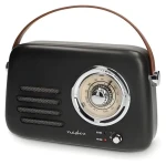 Nedis RDFM2600BK čierna / FM rádio / Prenosné / Bluetooth / 10 W / Napájanie z aku a USB (RDFM2600BK)