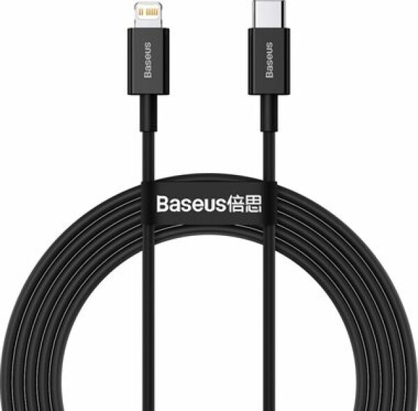 Baseus CATLYS-C01 Kábel USB-C (M) - Lightning (M) 2 m čierna / 20W (CATLYS-C01)