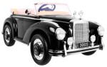 Mamido Elektrické autíčko Mercedes Benz 300S Retro lakované čierne
