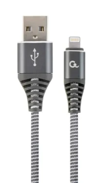 Gembird CC-USB2B USB-A - Lightning 2m šedá (CC-USB2B-AMLM-2M-WB2)