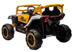 Mamido Elektrické autíčko Buggy M1 4x4 žlto-biele