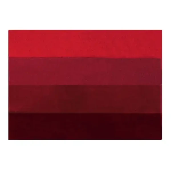 Spirella FOUR kúpeľňová predložka 60 x 90 cm červená / polyester / protišmyková (7610583161697)