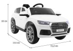 Elektrické autíčko Audi Q5 biele