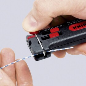 Knipex 12 80 100 SB KNIPEX kliešte pre odizolovanie Vhodné pre odizolovacie kliešte CU vodič 0.3 do 1 mm; 12 80 100 SB
