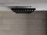 MEXEN - Tulsa vykurovací rebrík/radiátor 1600 x 420 mm, 613 W, čierny W219-1600-420-00-70