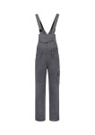 Priemyselné pracovné nohavice Dungaree Overall so šnúrkou unisex convoy grey S