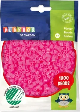 PLAYBOX Zažehľovacie korálky ružové (2456542)