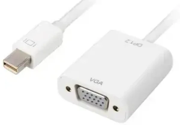 Sharkoon mini DisplayPort - VGA biela / Adaptér / 15 cm (4044951017379)