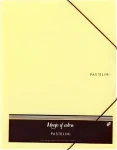 KARTON P+P Pastelini žltá / Zložka / A4 / guma, 3 chlopne (2-663)