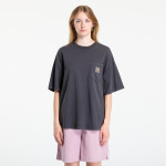 Tričko Carhartt WIP S/S Hudson Pocket T-Shirt UNISEX Black Chalk Wash XL