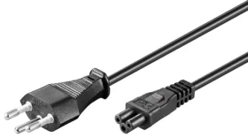 MicroConnect Power Cord Swiss Typ J - C5 1.8m čierna / Švajčiarska koncovka (PE160818)