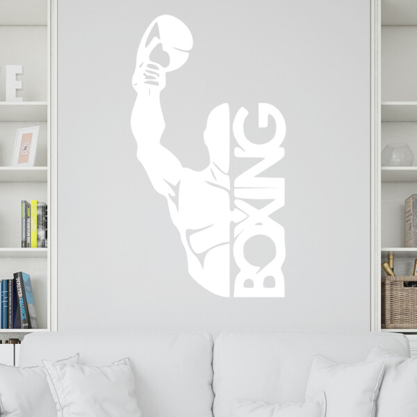 Veselá Stena Samolepka Box Farba: bílá, Veľkosť: 80 x 44 cm