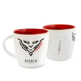 Diablo Chairs Hrnček bielo-červený / Hrnček / Keramika / 310 ml (1169)